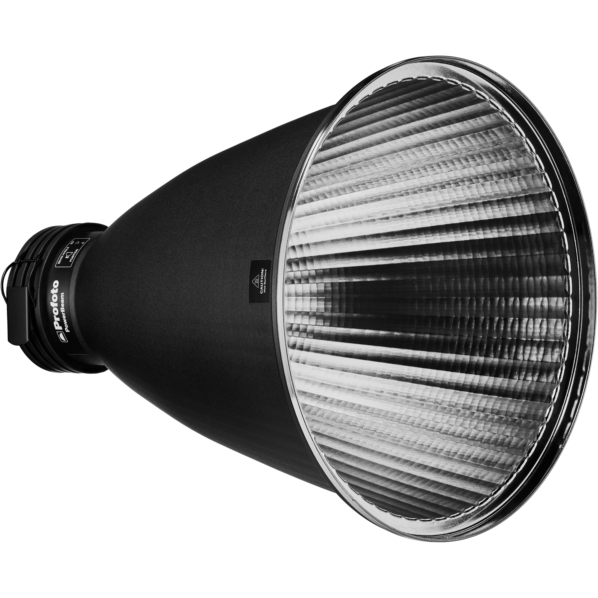 Profoto PowerBeam Reflector shown from a front 3/4 view.