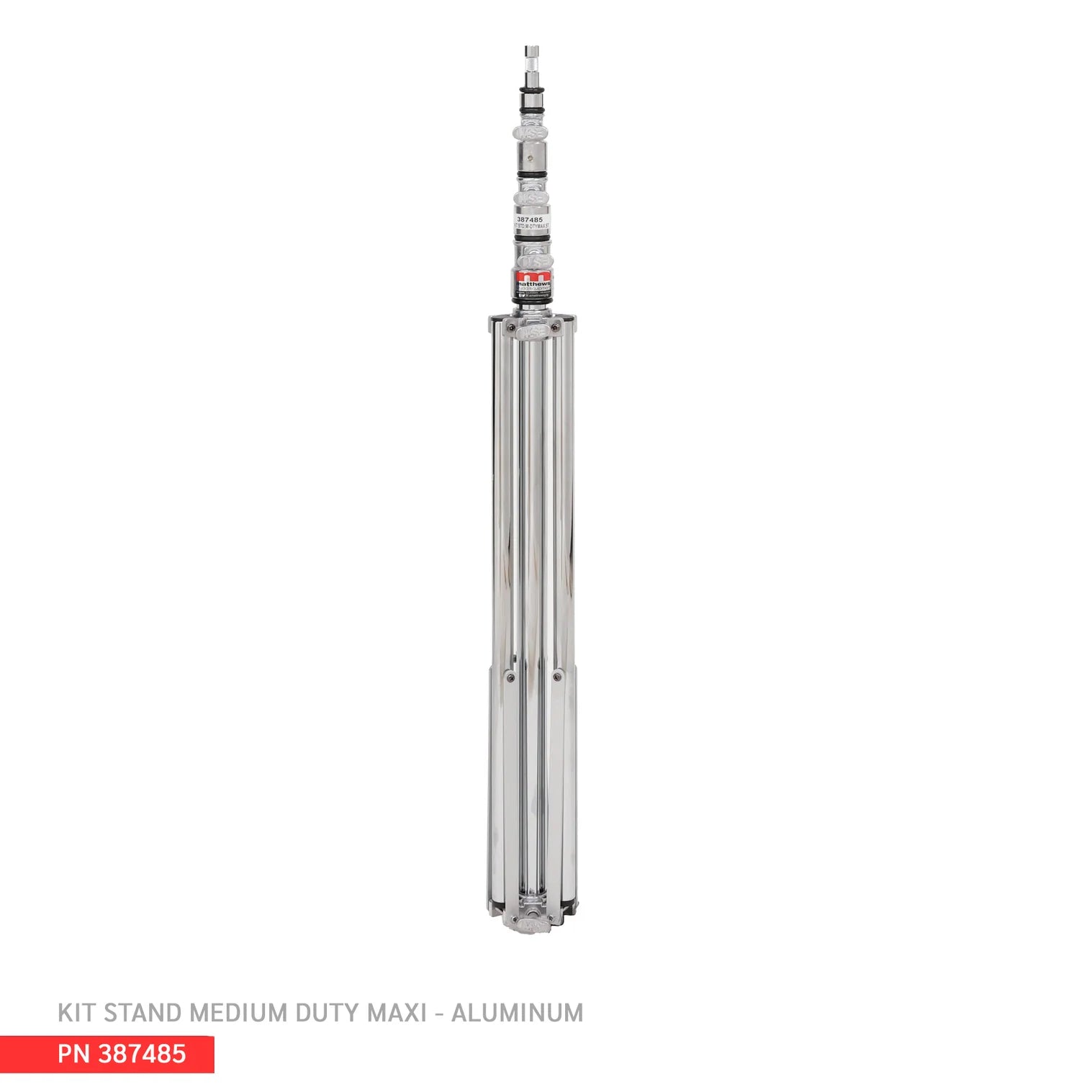 Matthews Medium Duty Maxi - Chrome/Steel Kit Stand