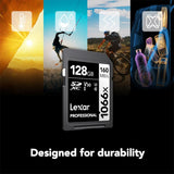 Lexar SD Professional Silver Series UHS-I 1066x 128GB V30