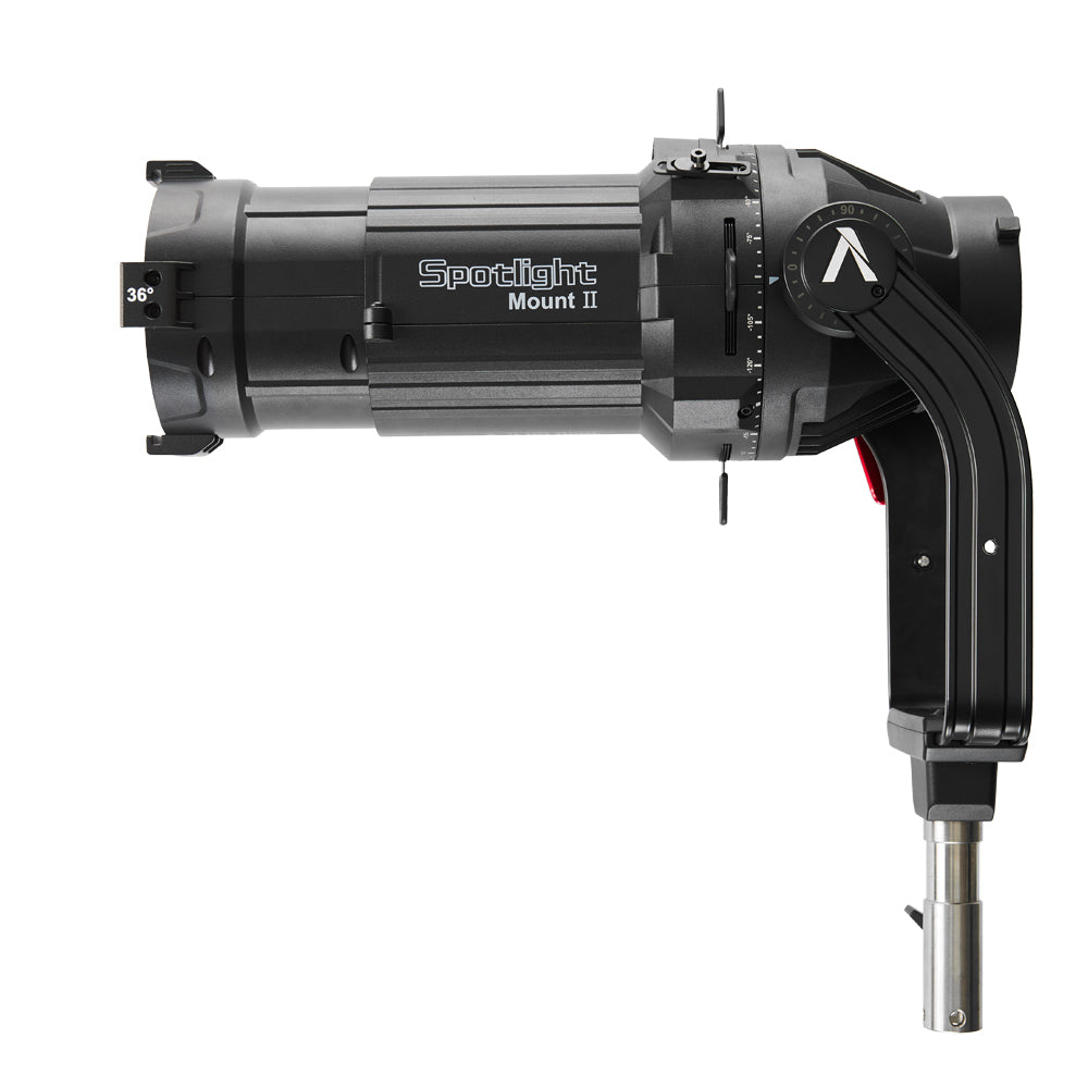 Aputure Spotlight Mount II 36° Kit shown from a side perspective.