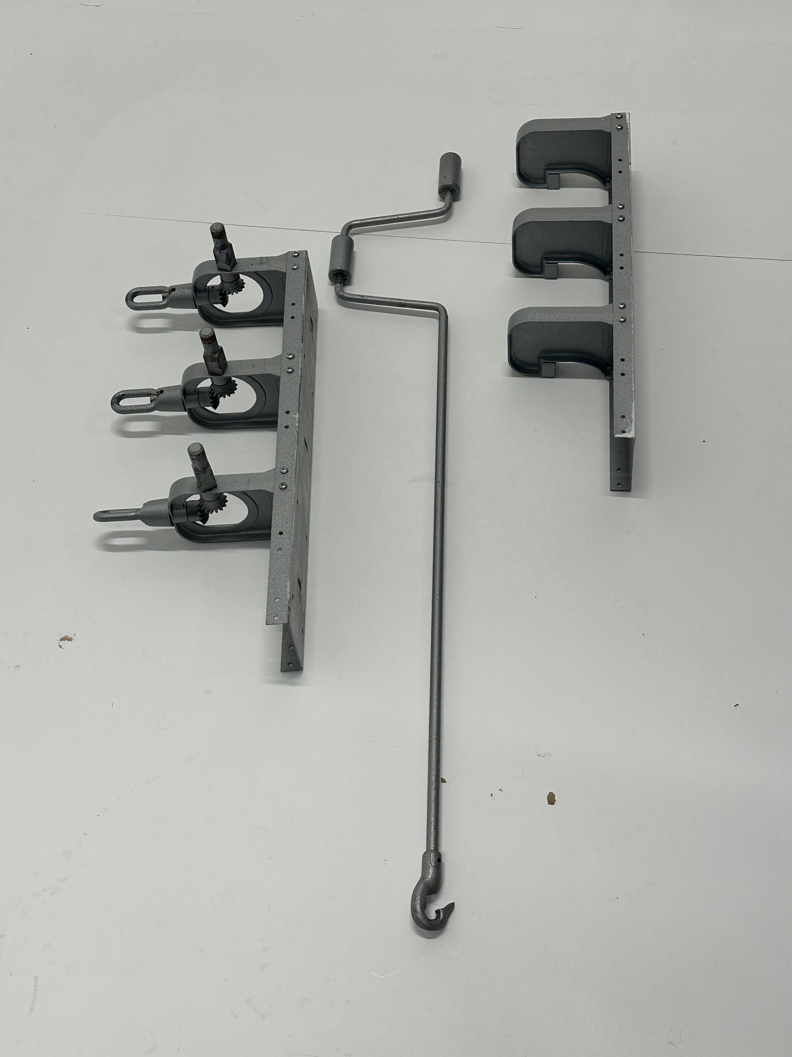 Rolleasy Ceiling Mounted System on white background.