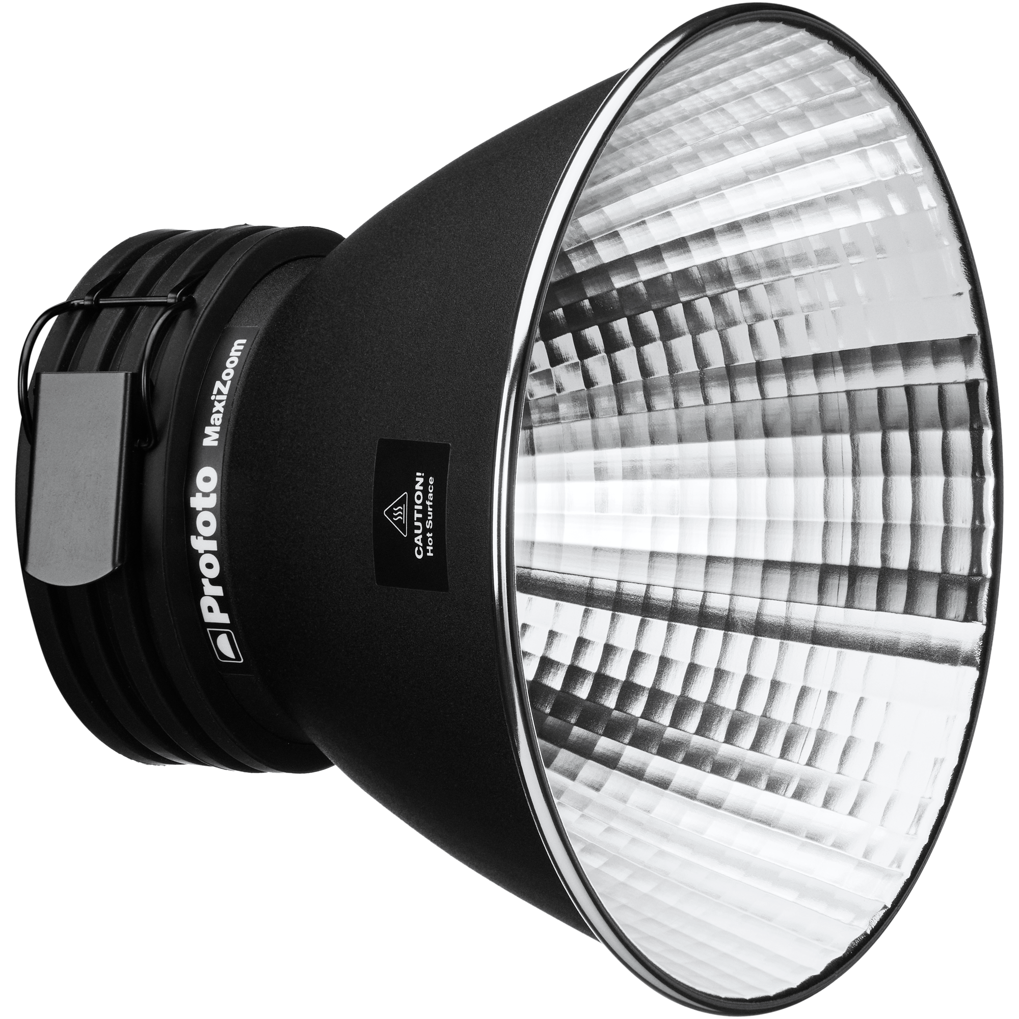 Profoto MaxiZoom Reflector from a side perspective.