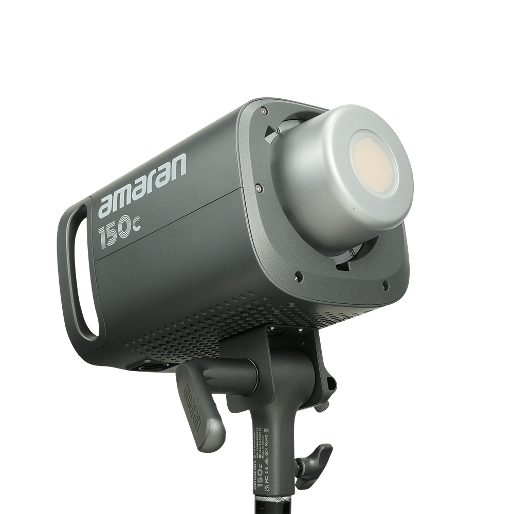 Side view of Amaran 150c LED CoB Light.