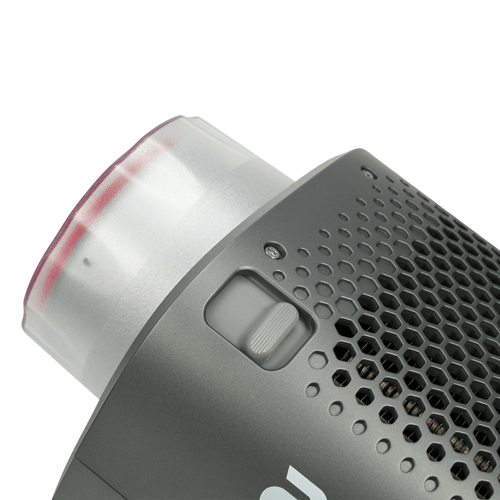 Close-up of light attachment for Amaran 150c LED CoB.