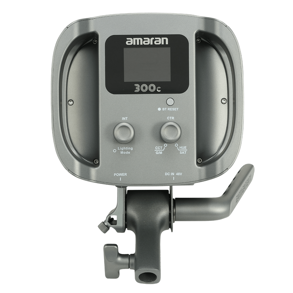 Control Pad of the Amaran 300c on a transparent background.