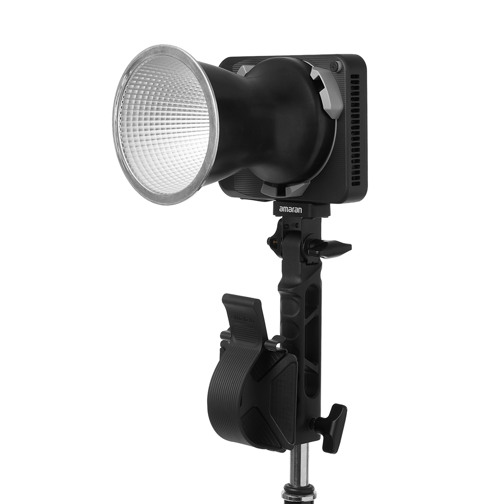 amaran Mini Reflector with a Ray light attached.