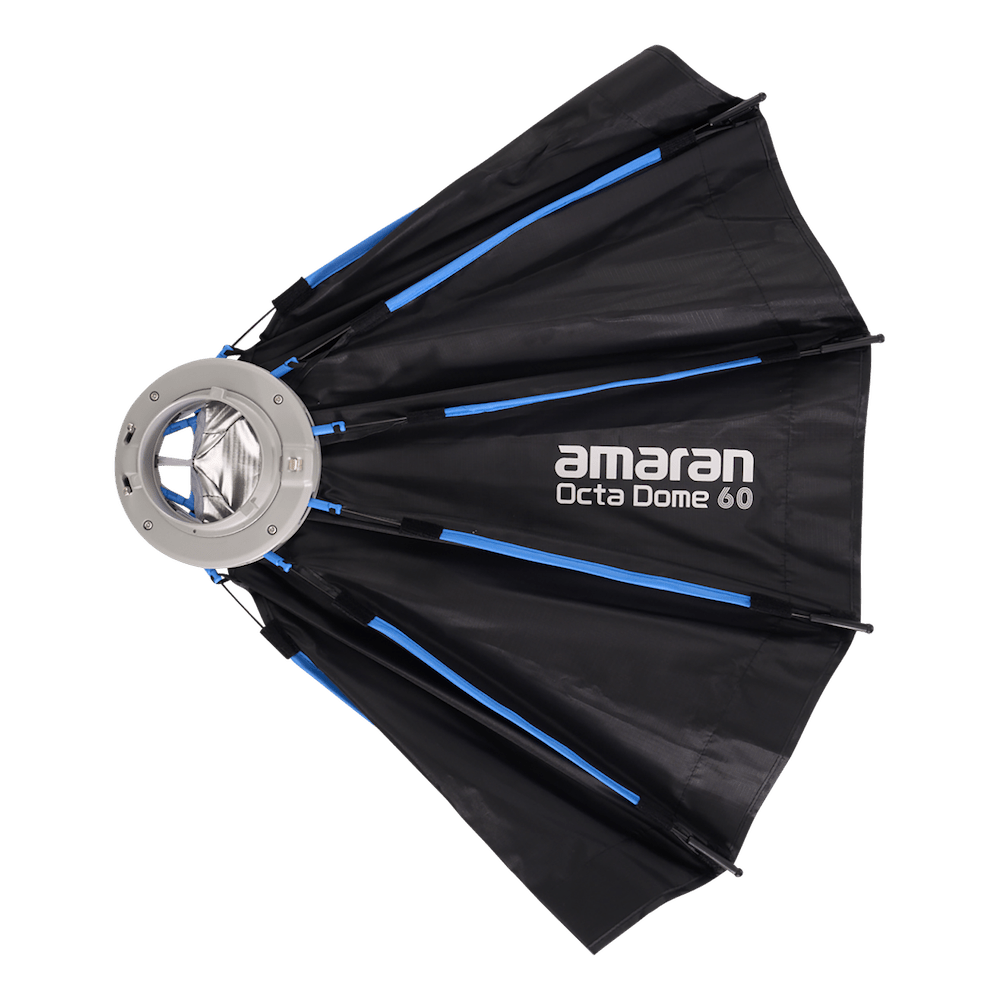 Collapsed version of the amaran Octa Dome 60.