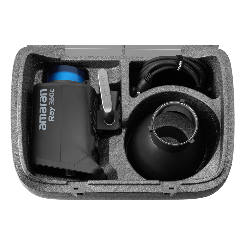 Storage case for the amaran Ray 360c light.