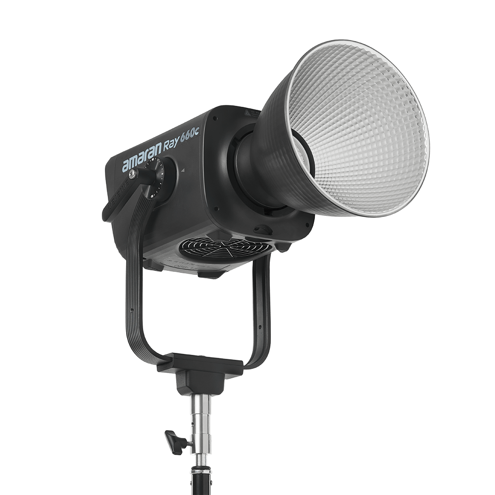 Low view of the amaran Ray 660c LED Light.