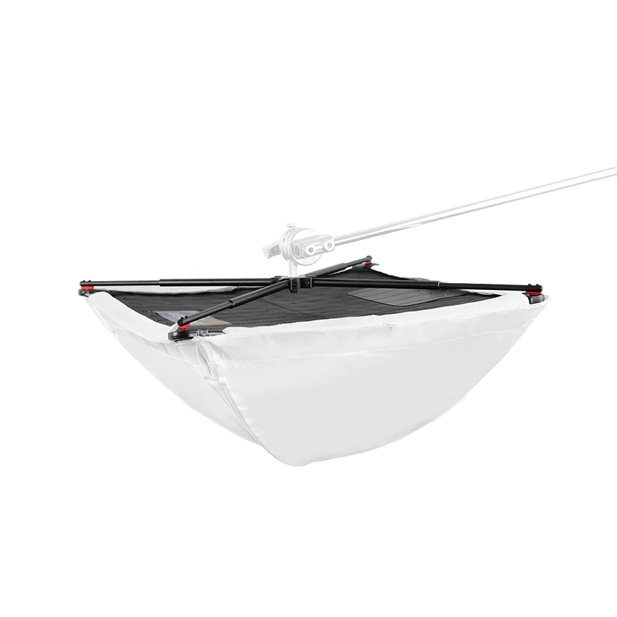 Fabric cloth attached on a stand for the Amaran Lantern suitable with F22 fixtures.