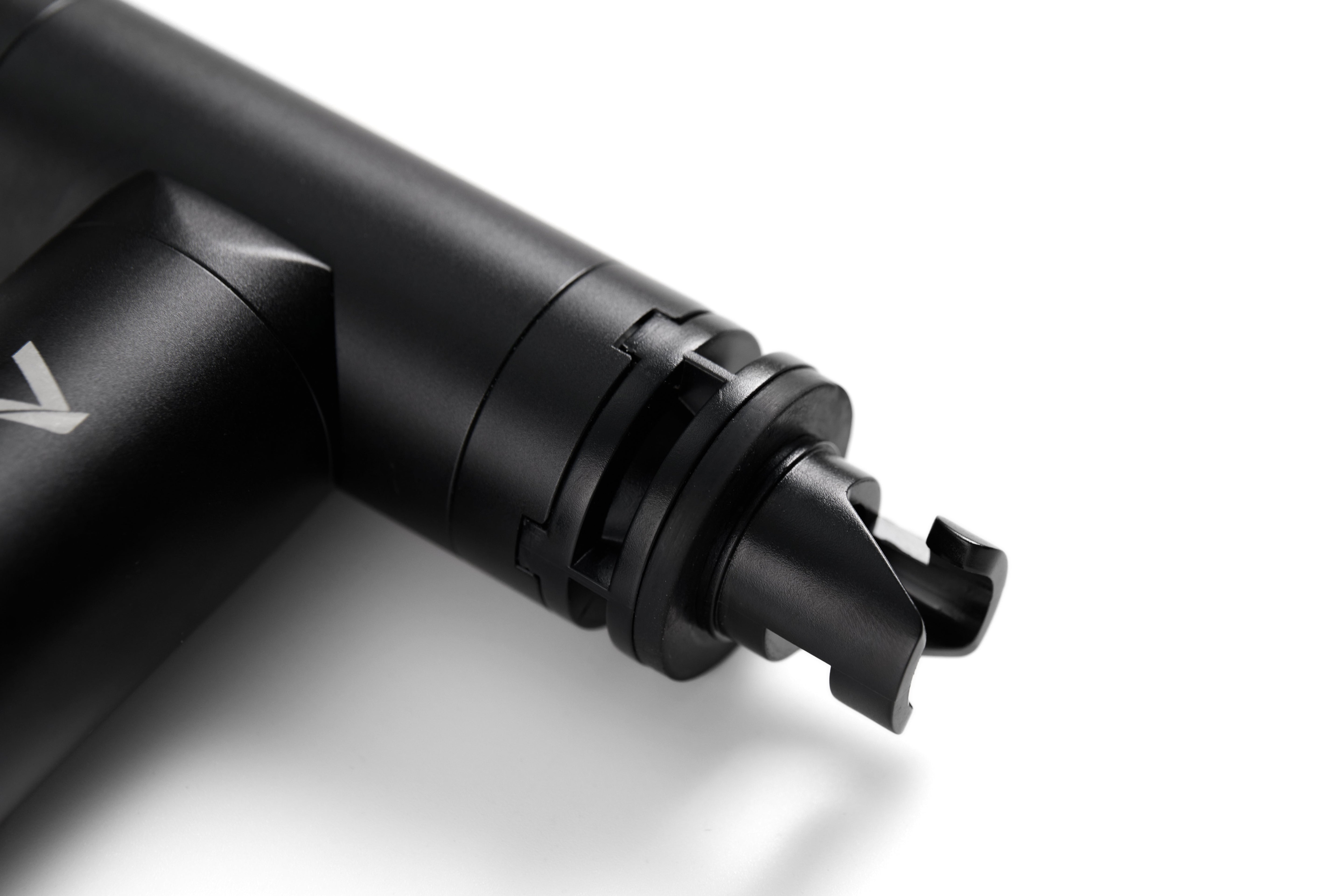 Aputure Infinimat Rechargable Battery Pump detail shot, showing the attachment point, which is the same as other inflatables.