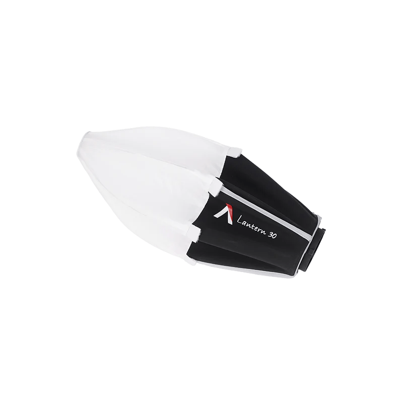 Aputure Lantern 30 for STORM 80C, collapsed.