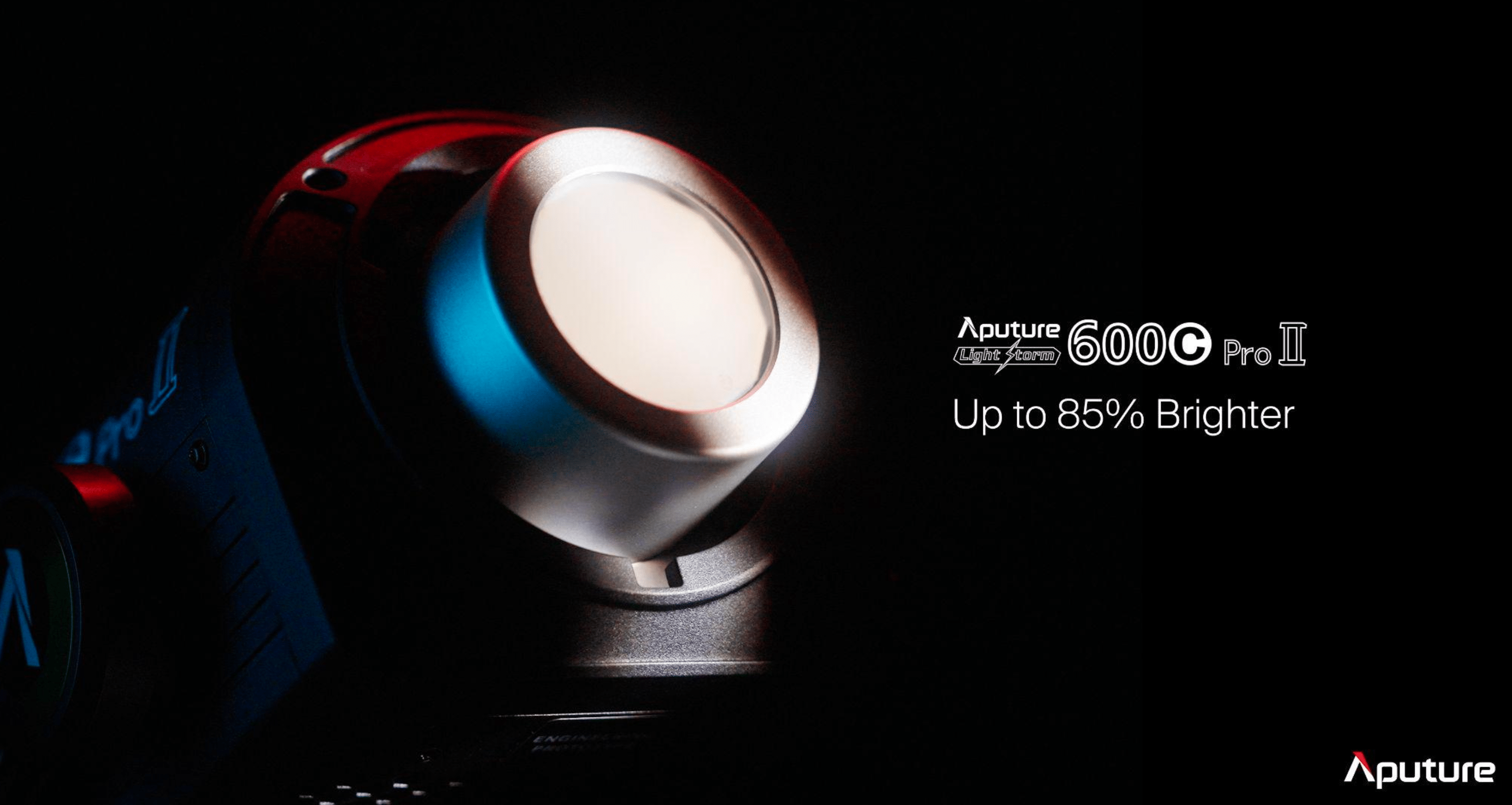 The new Aputure 600c Pro II front image.