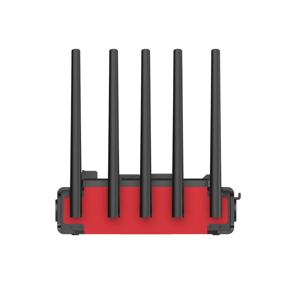 Aputure Sidus Four showing the rear plate and the four antenna.