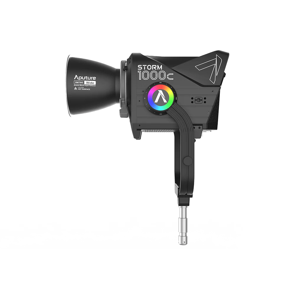 Side view of Aputure STORM 1000c.