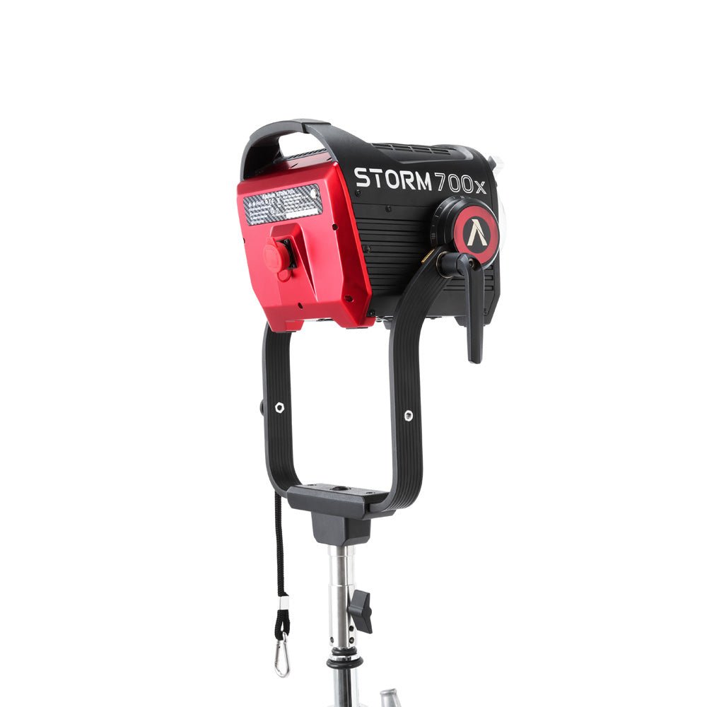 Side view of the Aputure STORM 700x LED Light.