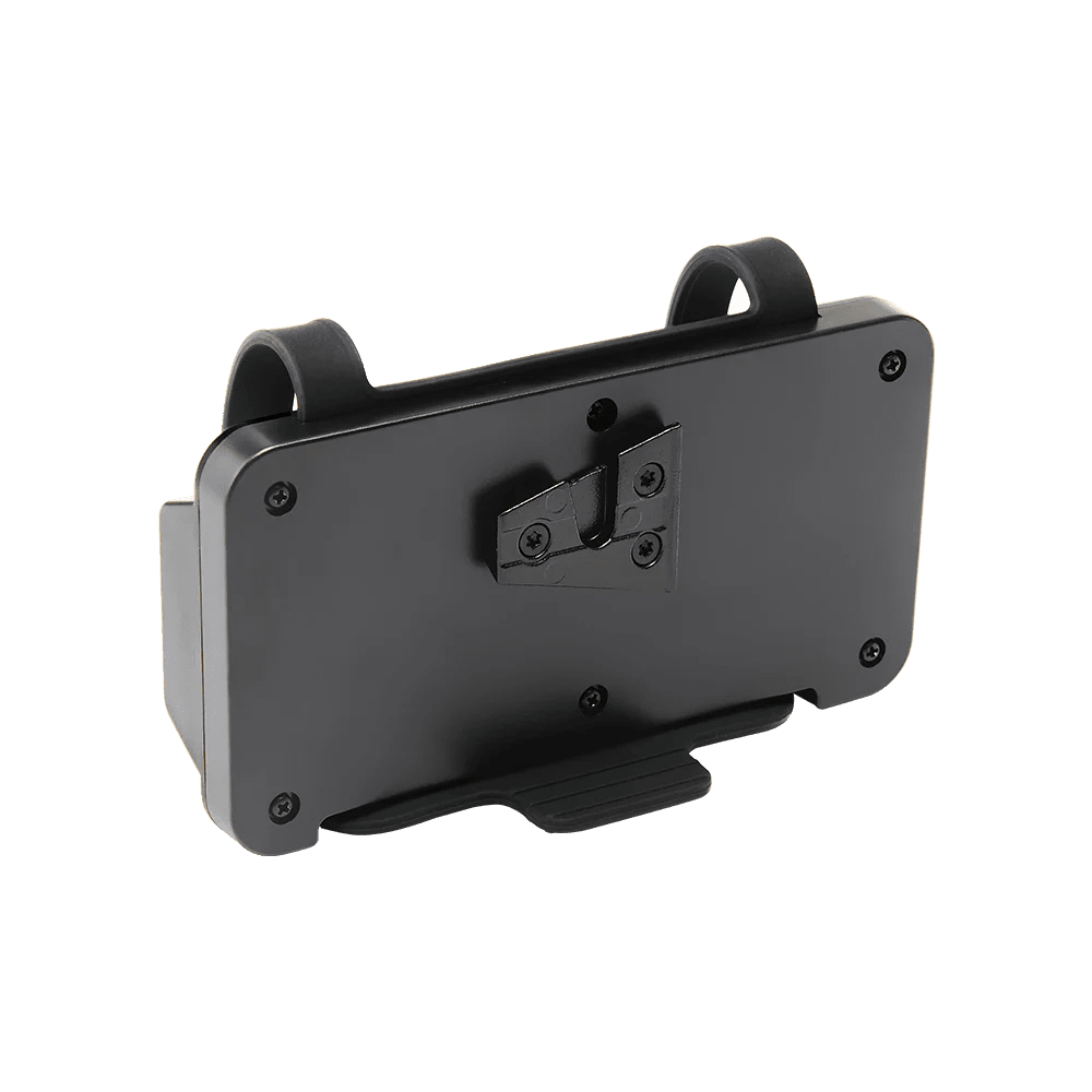 Rear view of the Aputure V-Mount Bracket for Power Bank (for 80c).