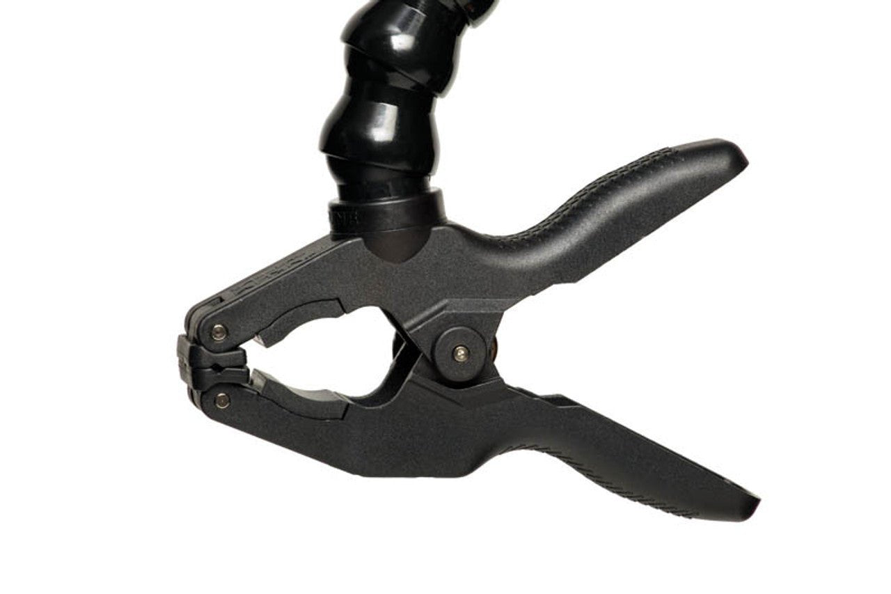 Close-up of the clamp for Dinkum ActionPod® PRO Mount.