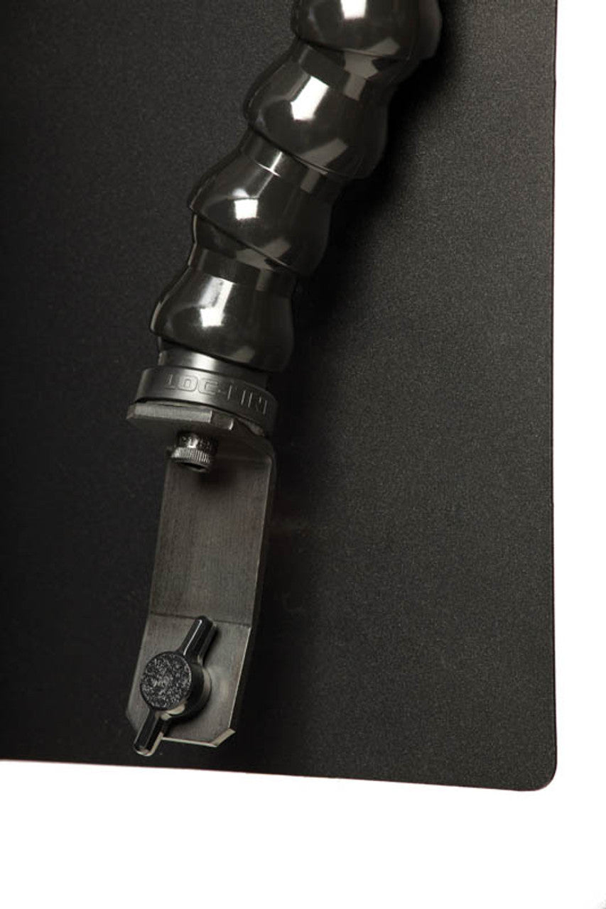 Close-up of connecting point for Dinkum PRO™ Lens Shade Fixed Base Mount.