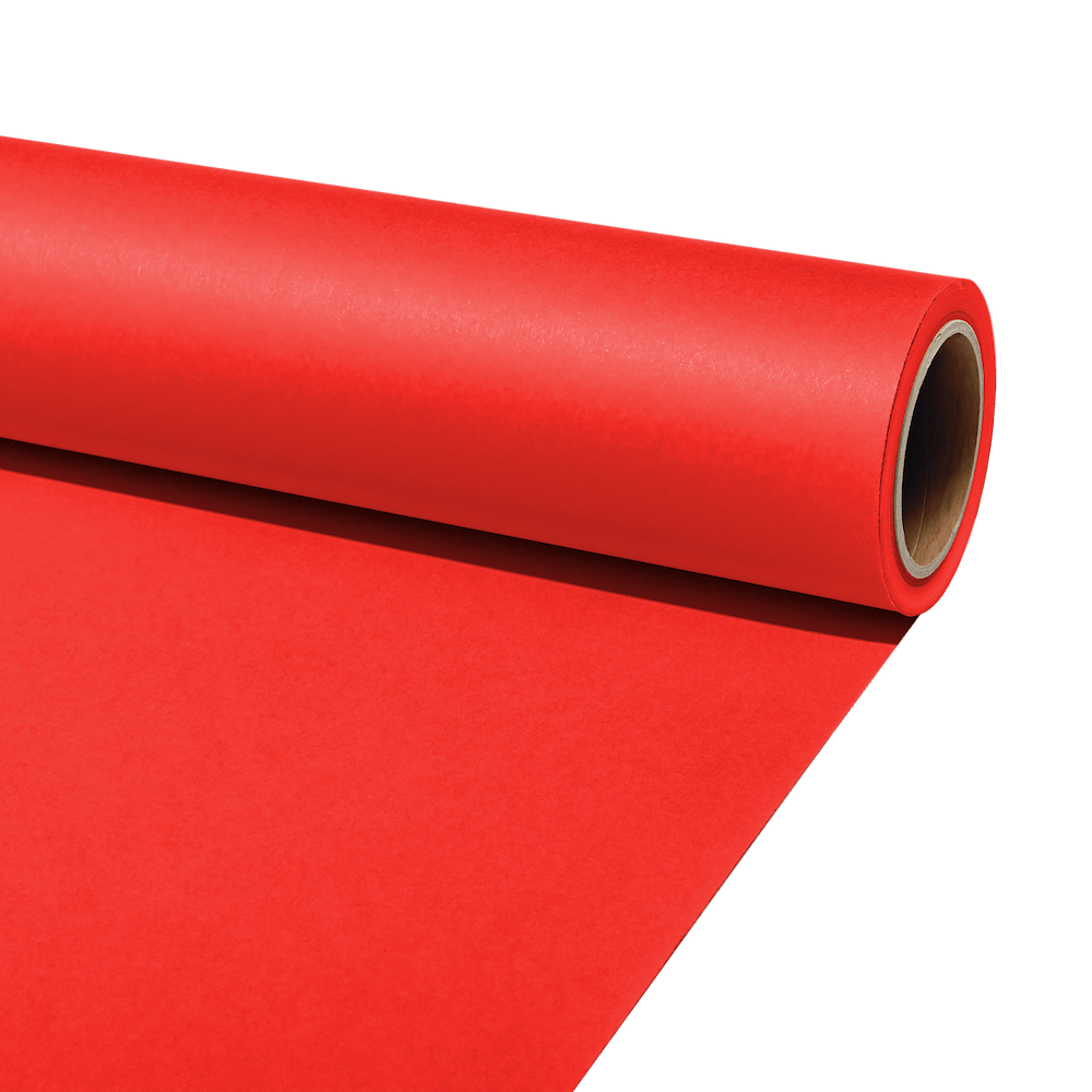 JOBY 2.18m wide by 11m long Candy Cane Red Seamless Paper Background.