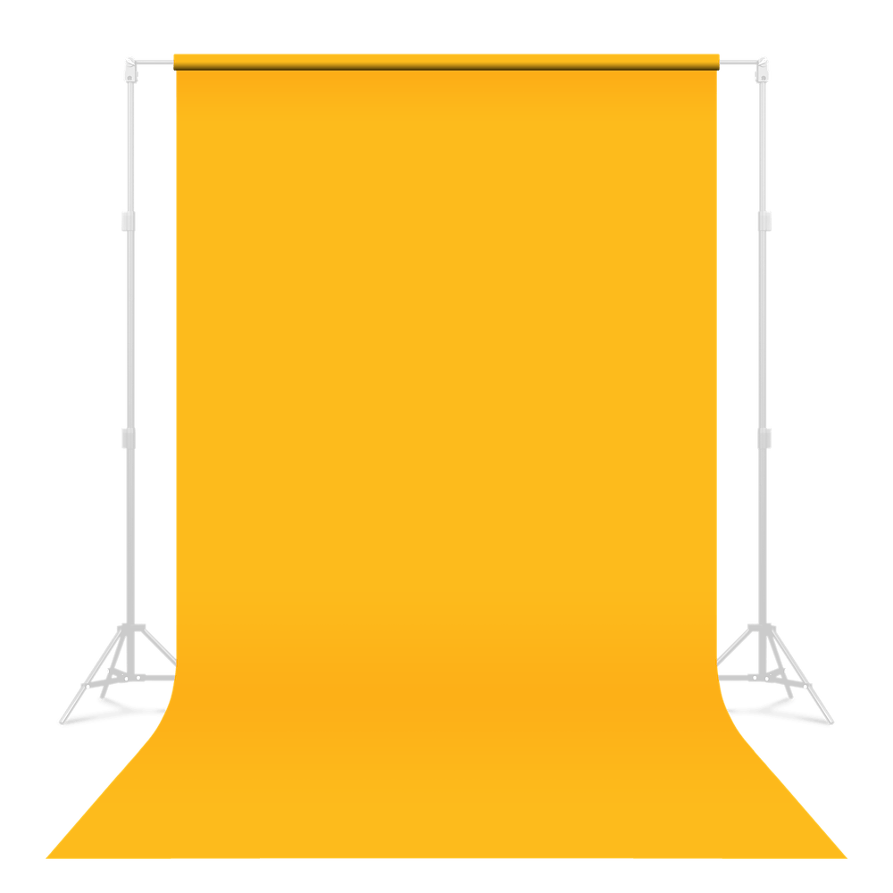 JOBY 21.8m Happi Dayz Yellow Seamless Background Paper.