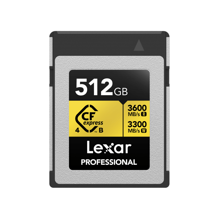 Lexar CFexpress 4.0 Type B Gold series 512GB - R3600/W3300MB/s