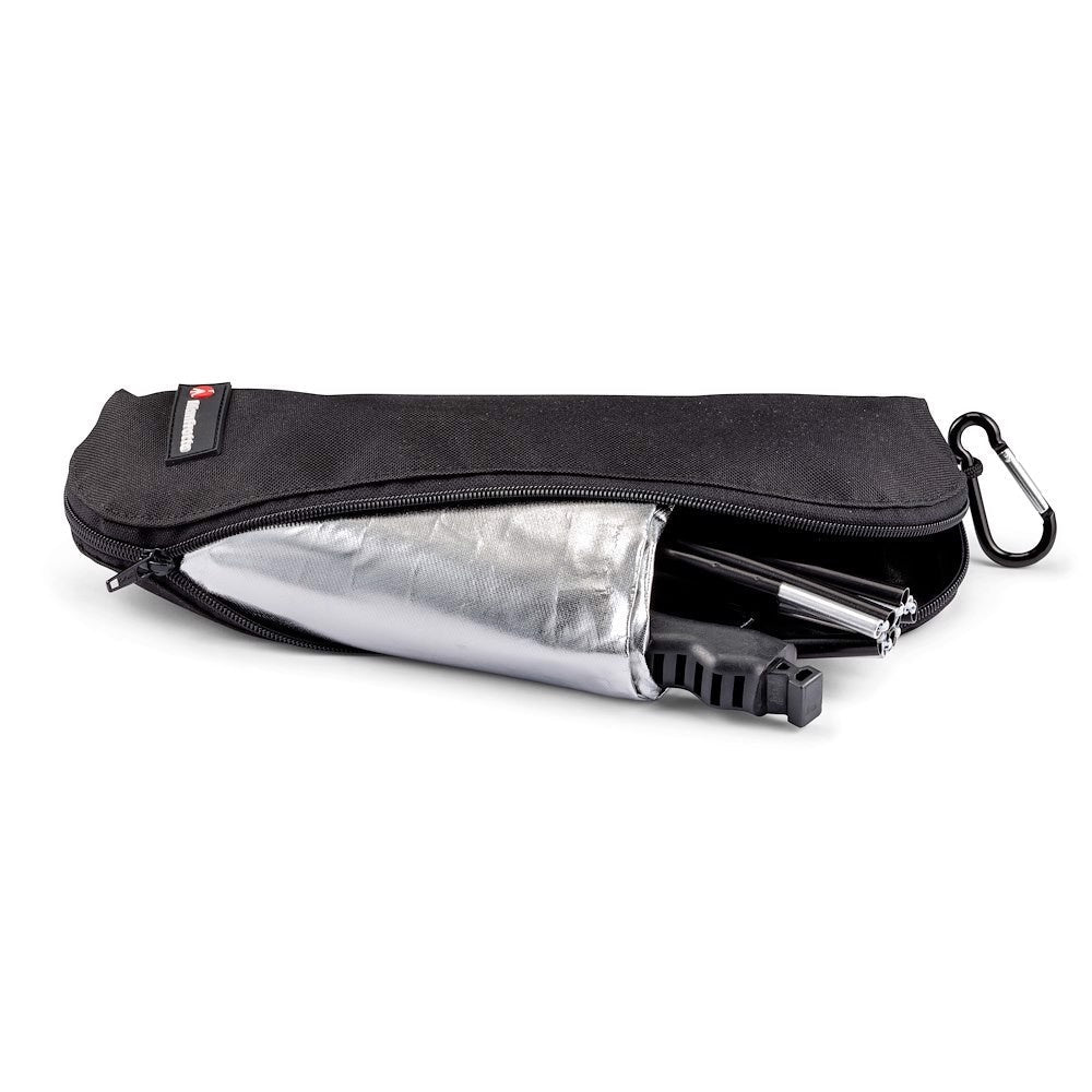 Small black storage bag for the HaloCompact Plus Reflector 98cm (38'') Silver/White.