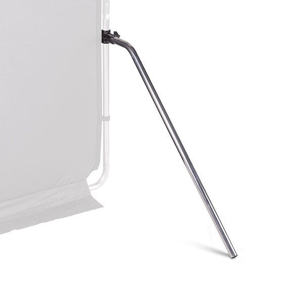 Manfrotto Aluminium Frame Support Leg for Manfrotto Ezy Frames shown in use with a frame and fabric