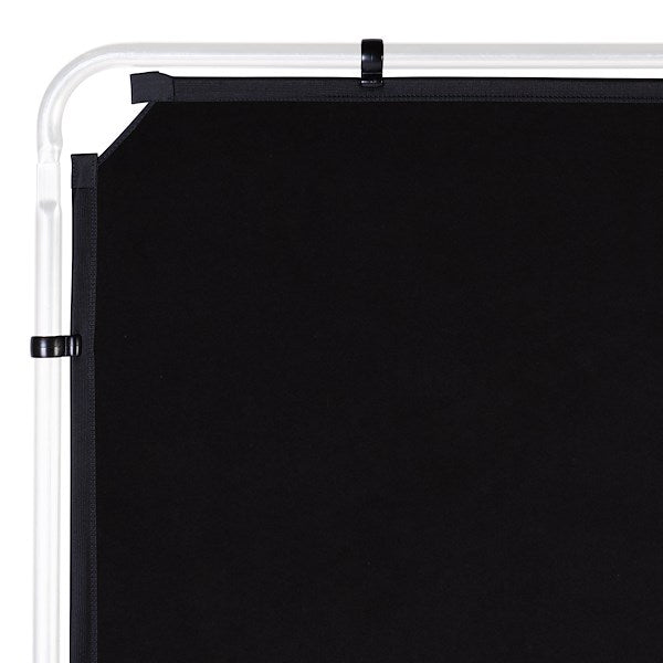 Manfrotto Ezy Frame with attachment clips, Black, 2x2.3m.