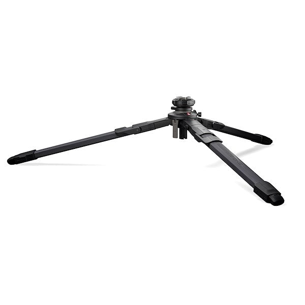 Legs fully extended on the Manfrotto ONE Carbon Fibre tripod.