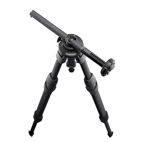 Birds eye view of the Manfrotto ONE Carbon Fibre tripod.