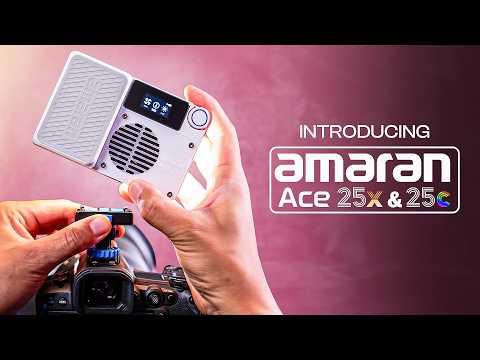 Video introduction to the amaran Ace 25 series.