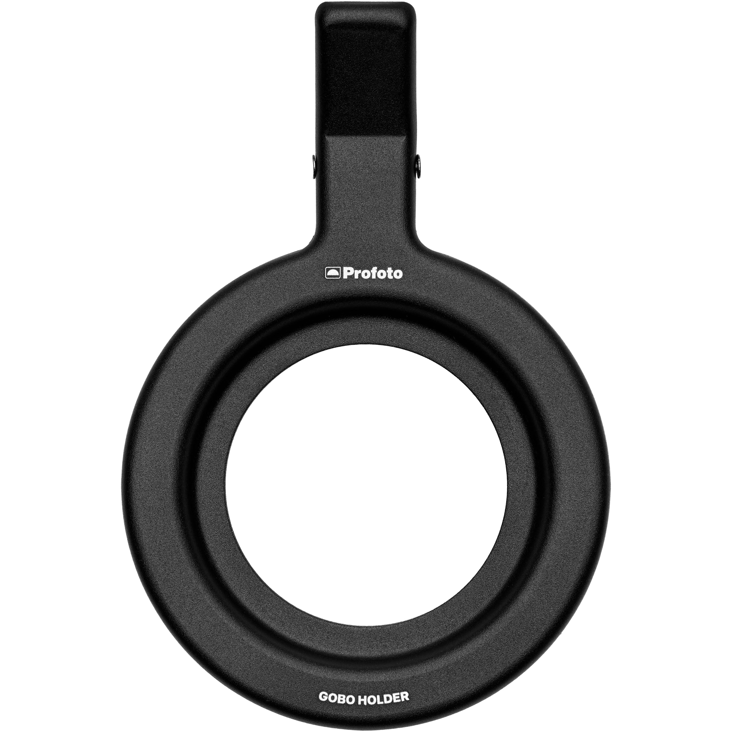 Front view of the Gobo Holder that is supplied with the Spot Small kit as listed here.