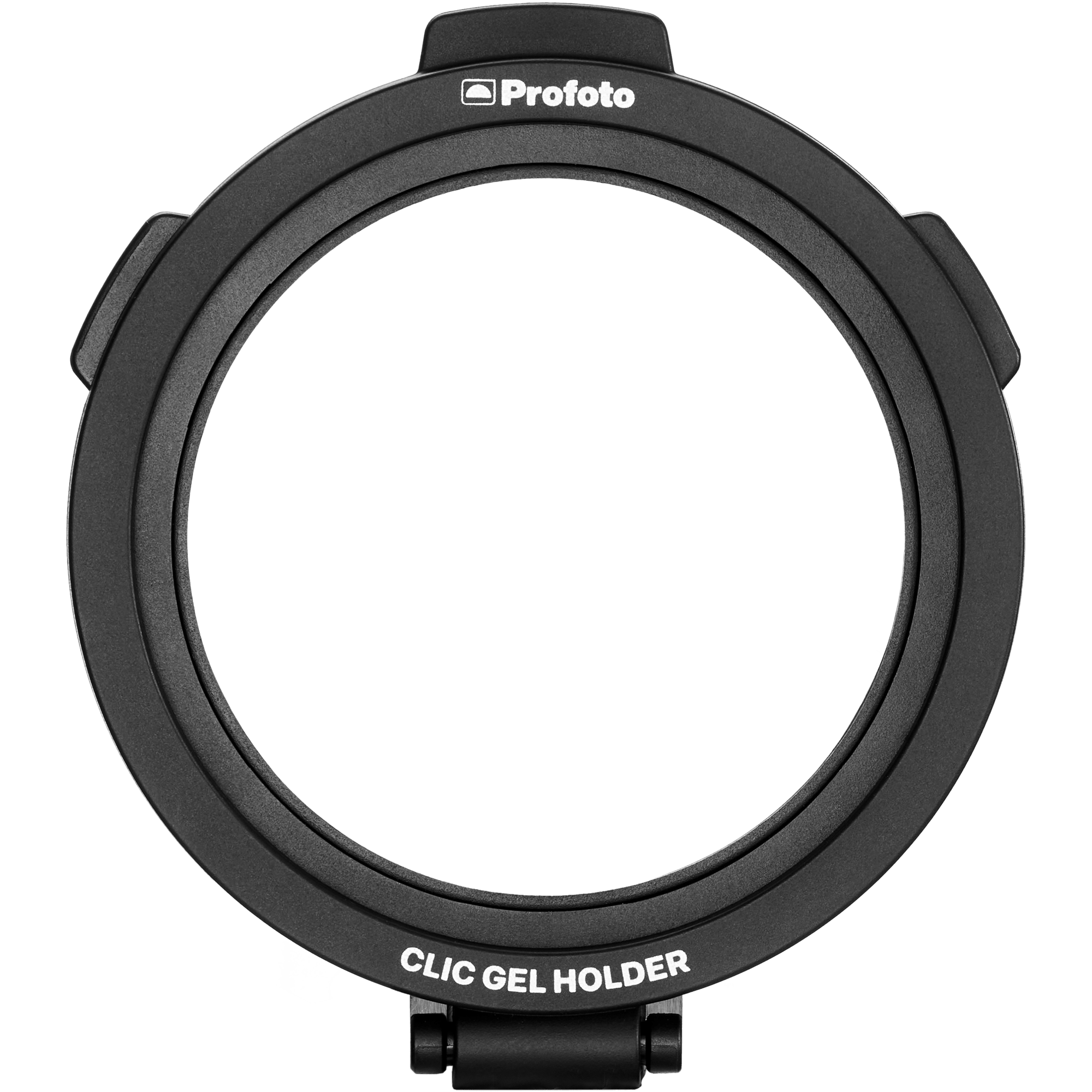Front view of Profoto Clic Gel Holder.