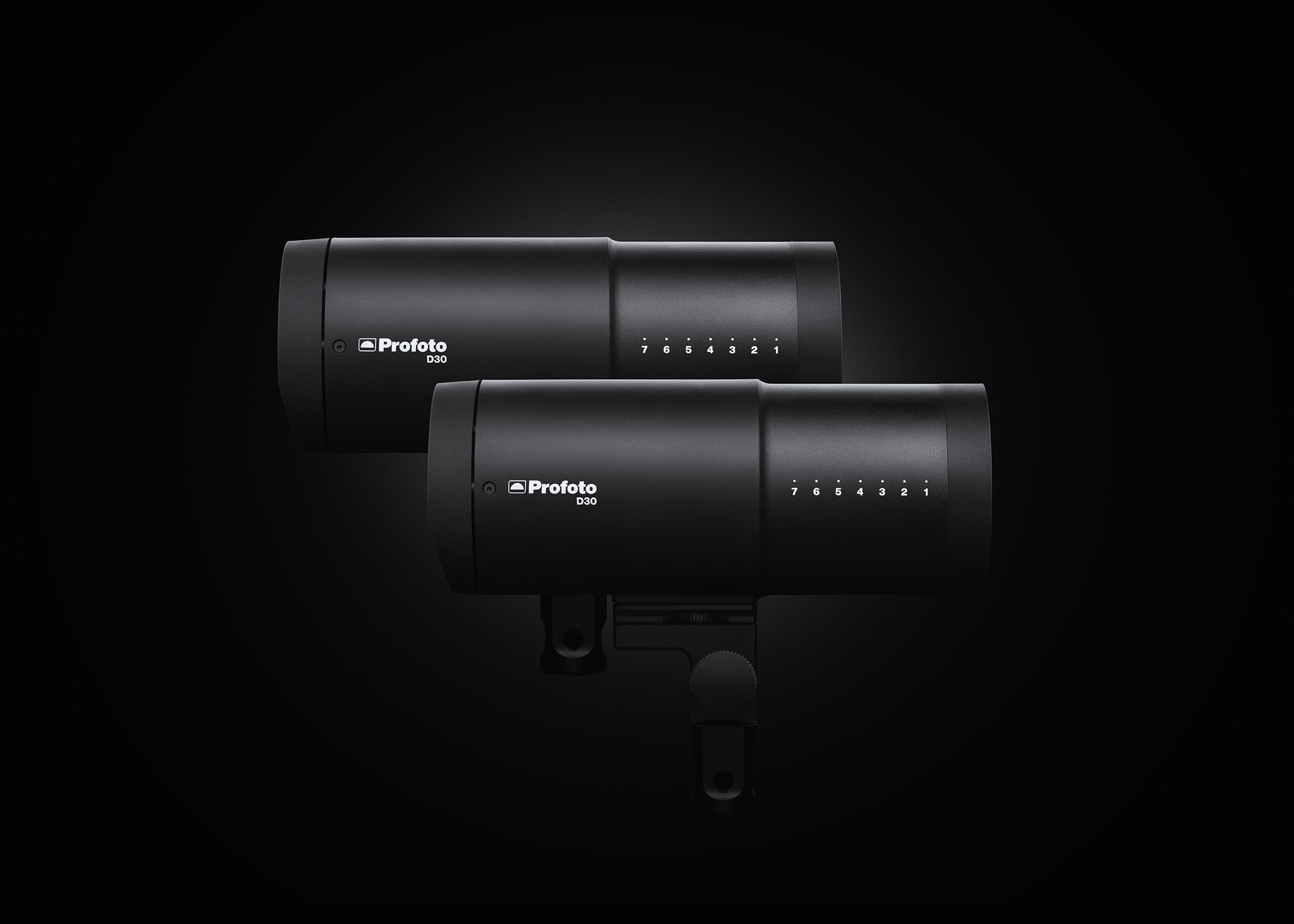 Two heads for the Profoto D30 Duo Kit.