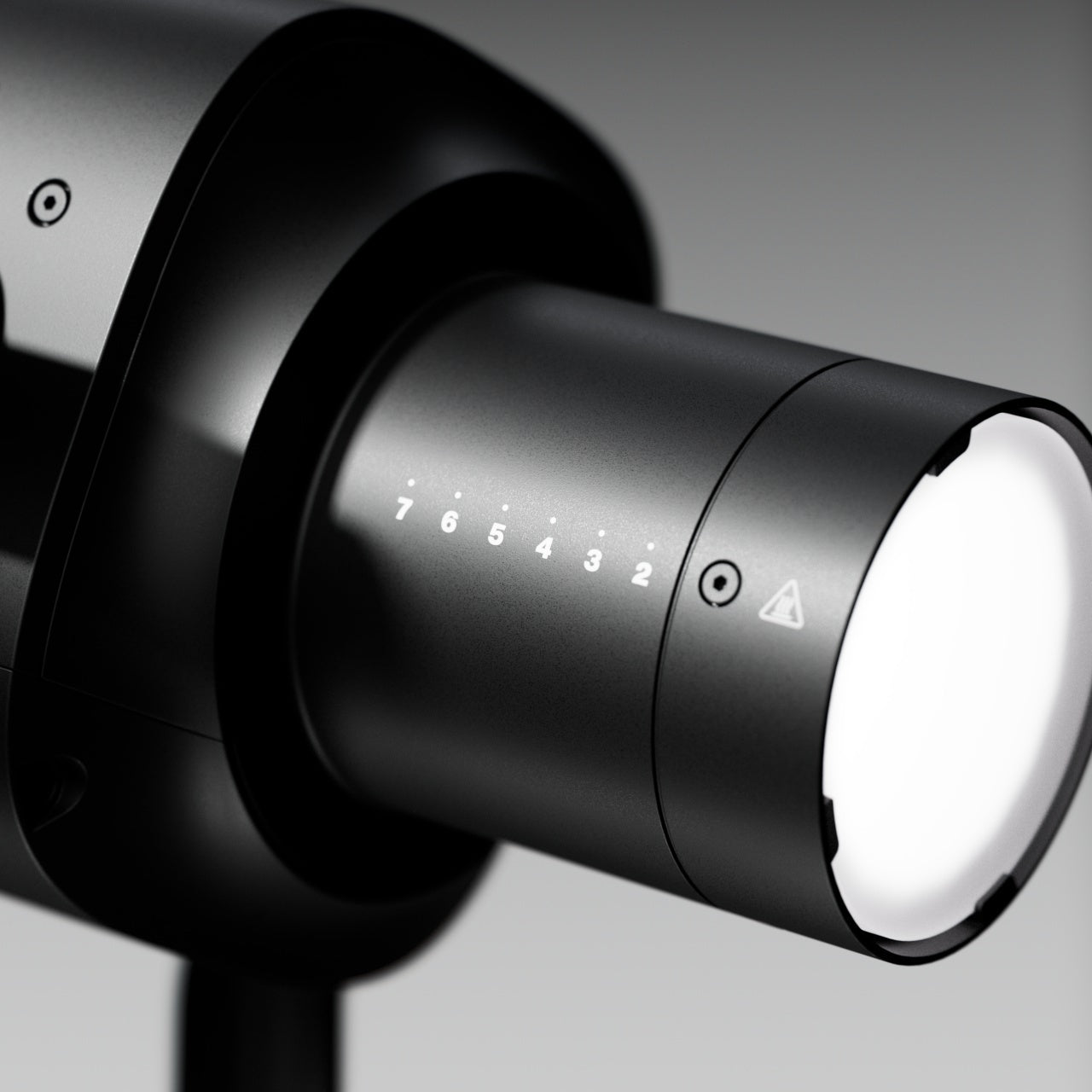 Detail image of a Profoto head.