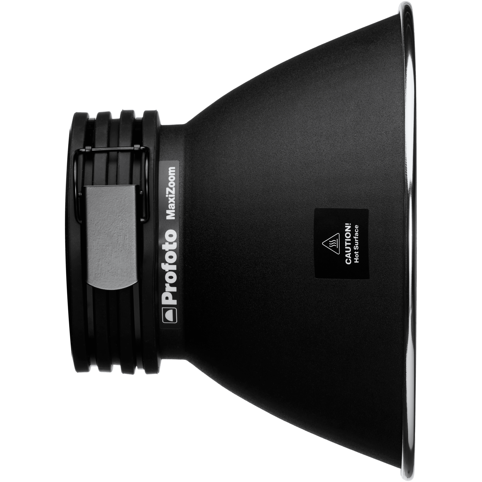 Profoto MaxiZoom Reflector from a side perspective.