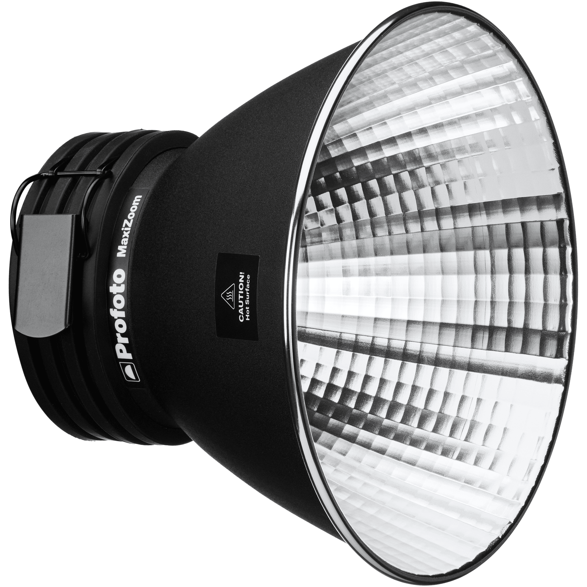 Profoto MaxiZoom Reflector from a side perspective.