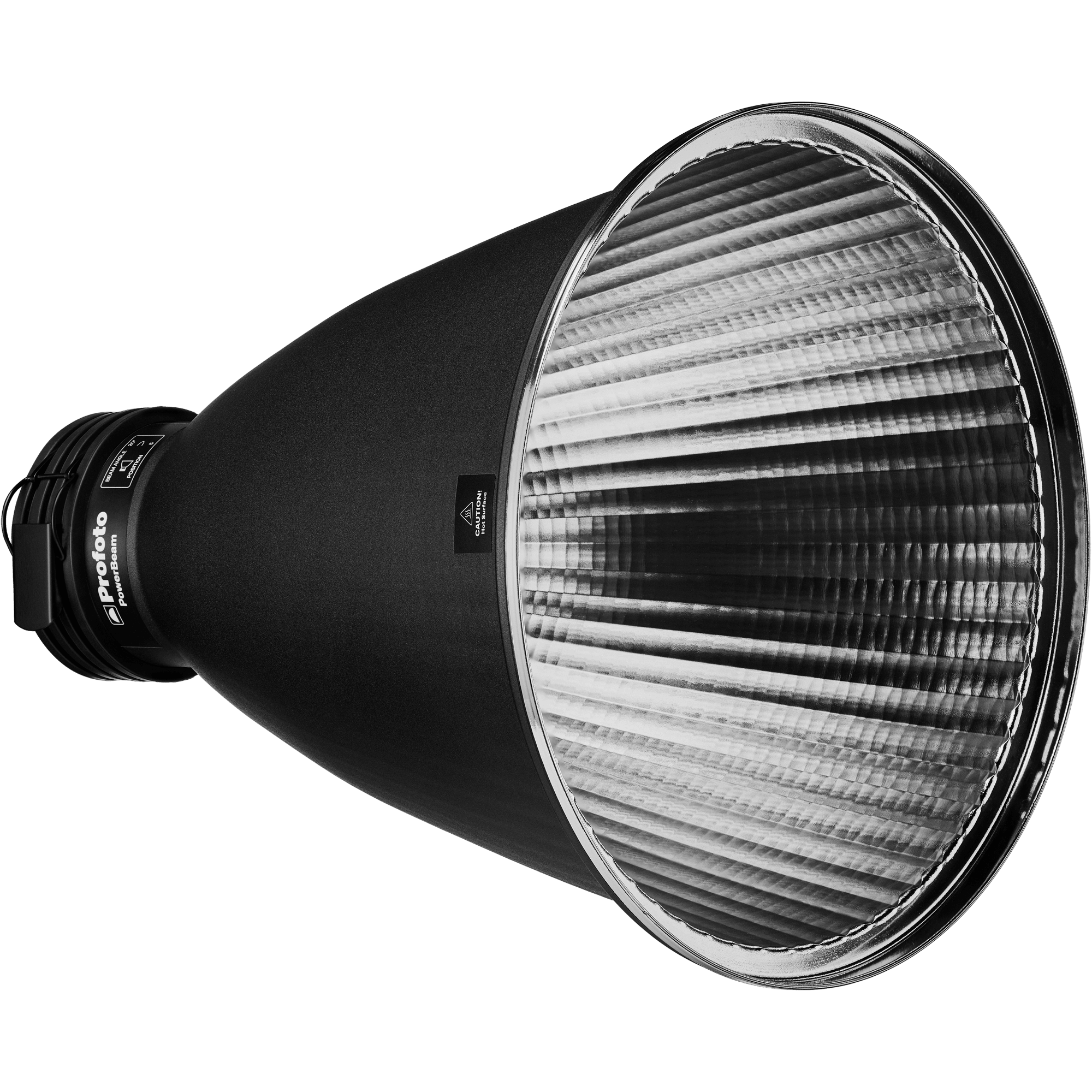 Profoto PowerBeam Reflector shown from a front 3/4 view.