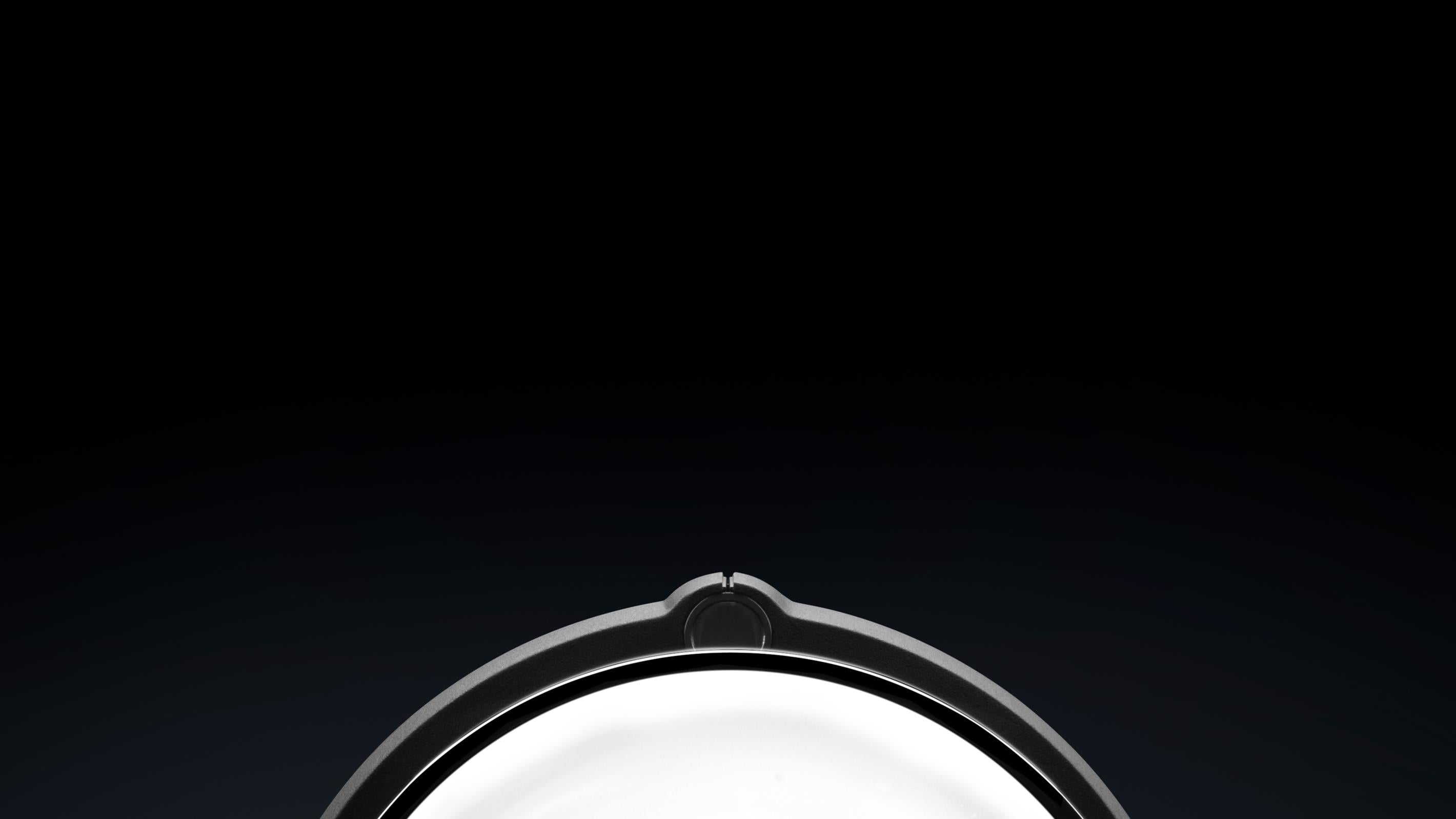 Half image showing the Replacment Glass Plate for Flat Front Profoto Lights in situ in a Profoto D1.