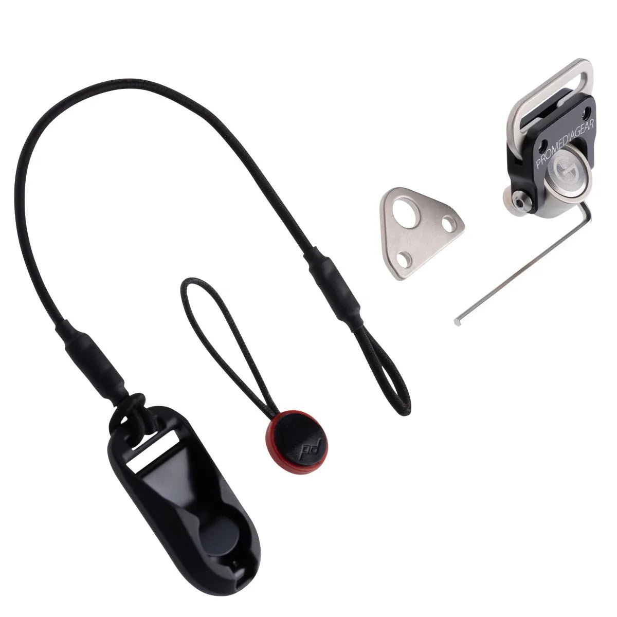 ProMediaGear QDP1 - QD Quick Release Plug Connector for Camera Straps or Carabiners