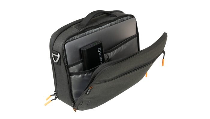 Tether Tools AeroTrac Carrying Case with the front pocket open.