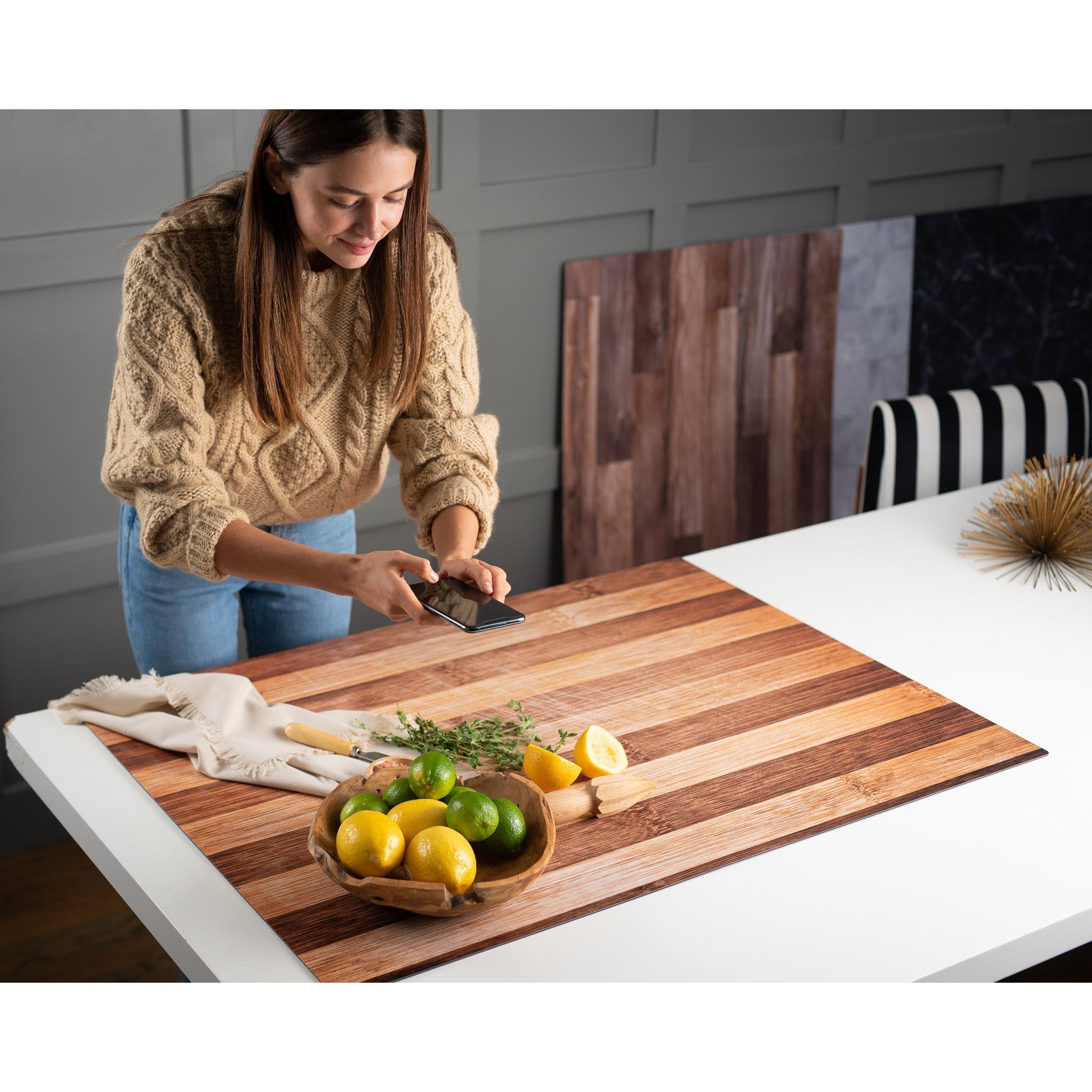 Aged Cutting Board/Butchers Board - XL.