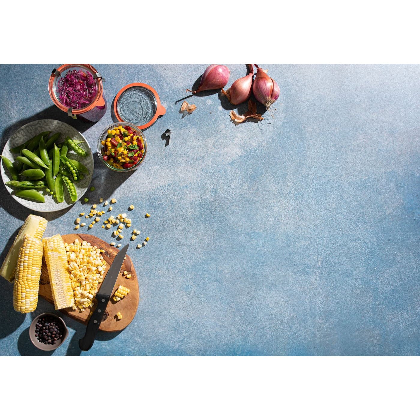 V-Flat Coral Wash/90's Blues - XL Duo Board.