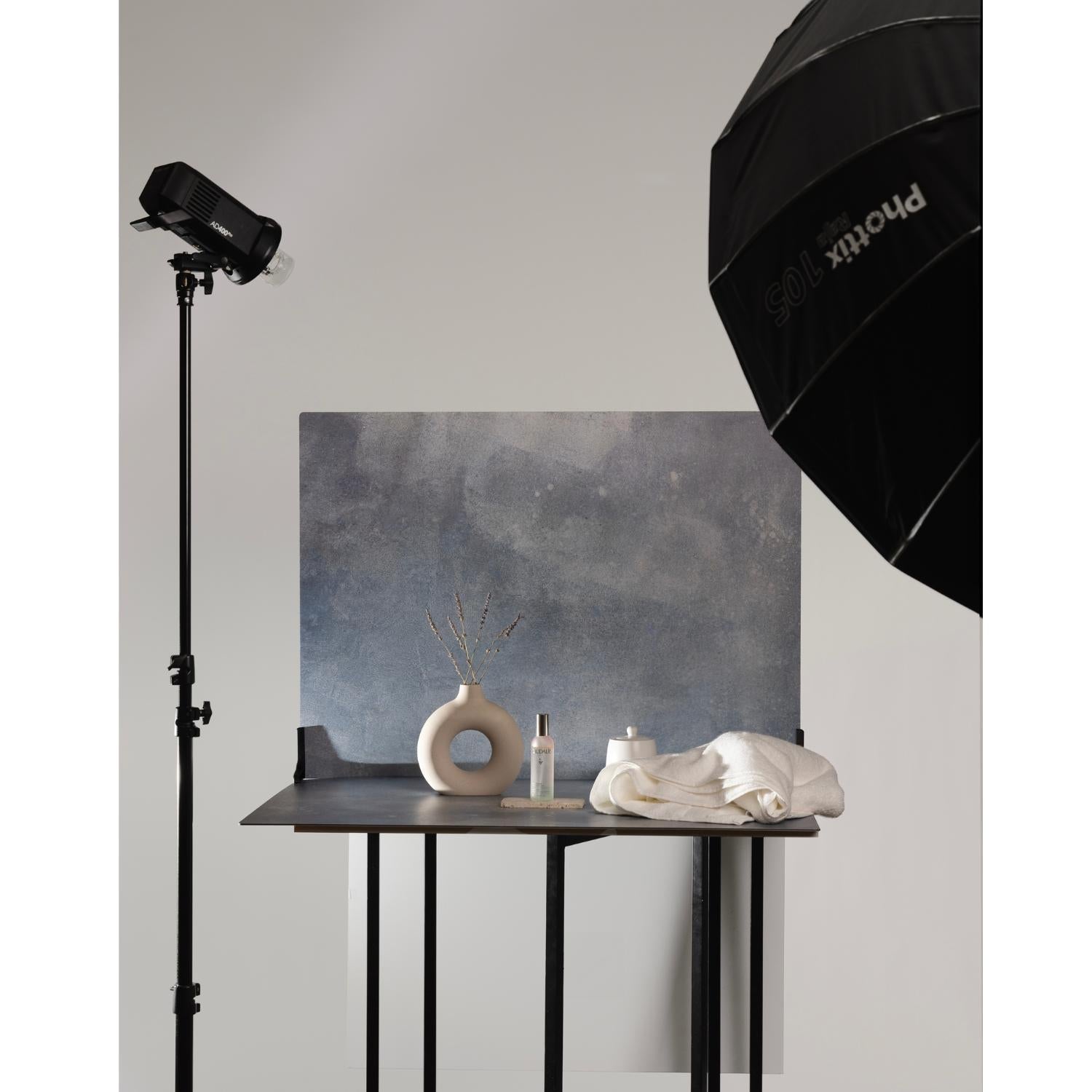 BTS image of the V-Flat Coral Wash/90's Blues - XL Duo Board.