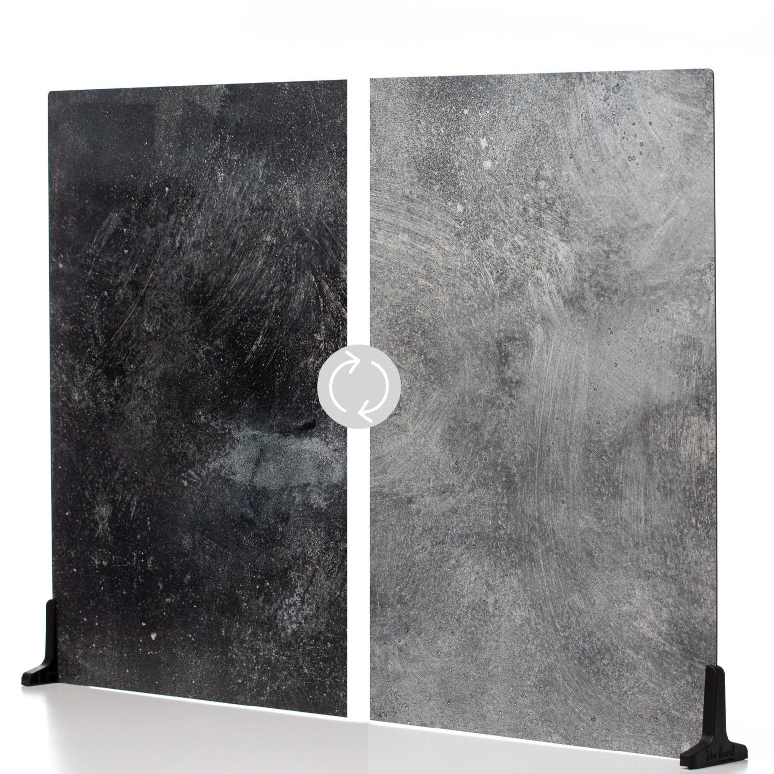 V-Flat Grey Chalk/Dark Chalk - XL Duo Board with both sides shown.
