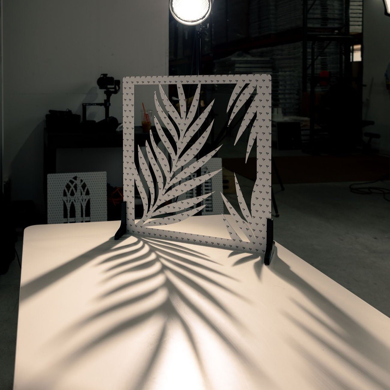 V-Flat Palm Leaf in a studio environment.