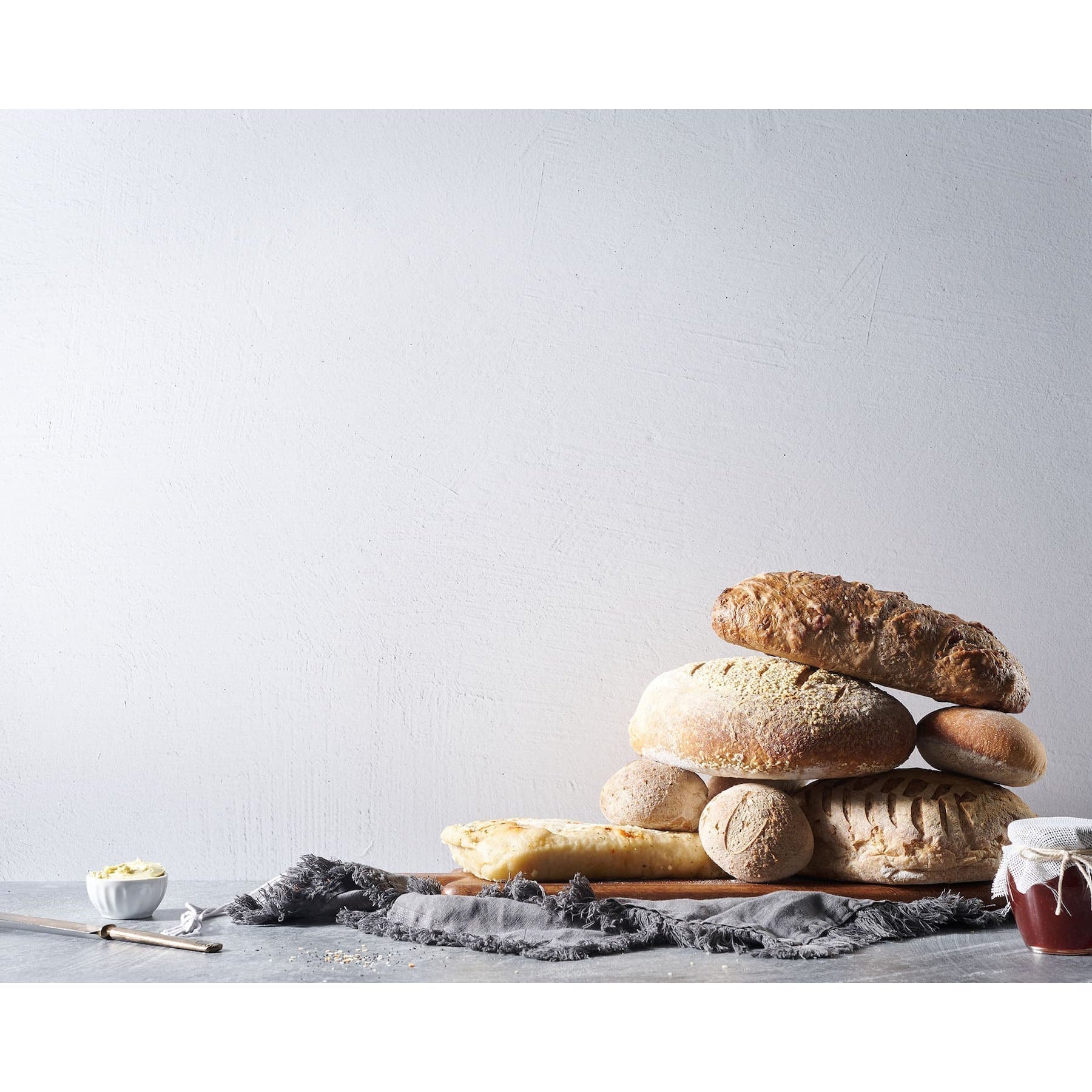 Final outcome utilising the V-Flat Raw Concrete/Vintage Plaster - XL Duo Board.