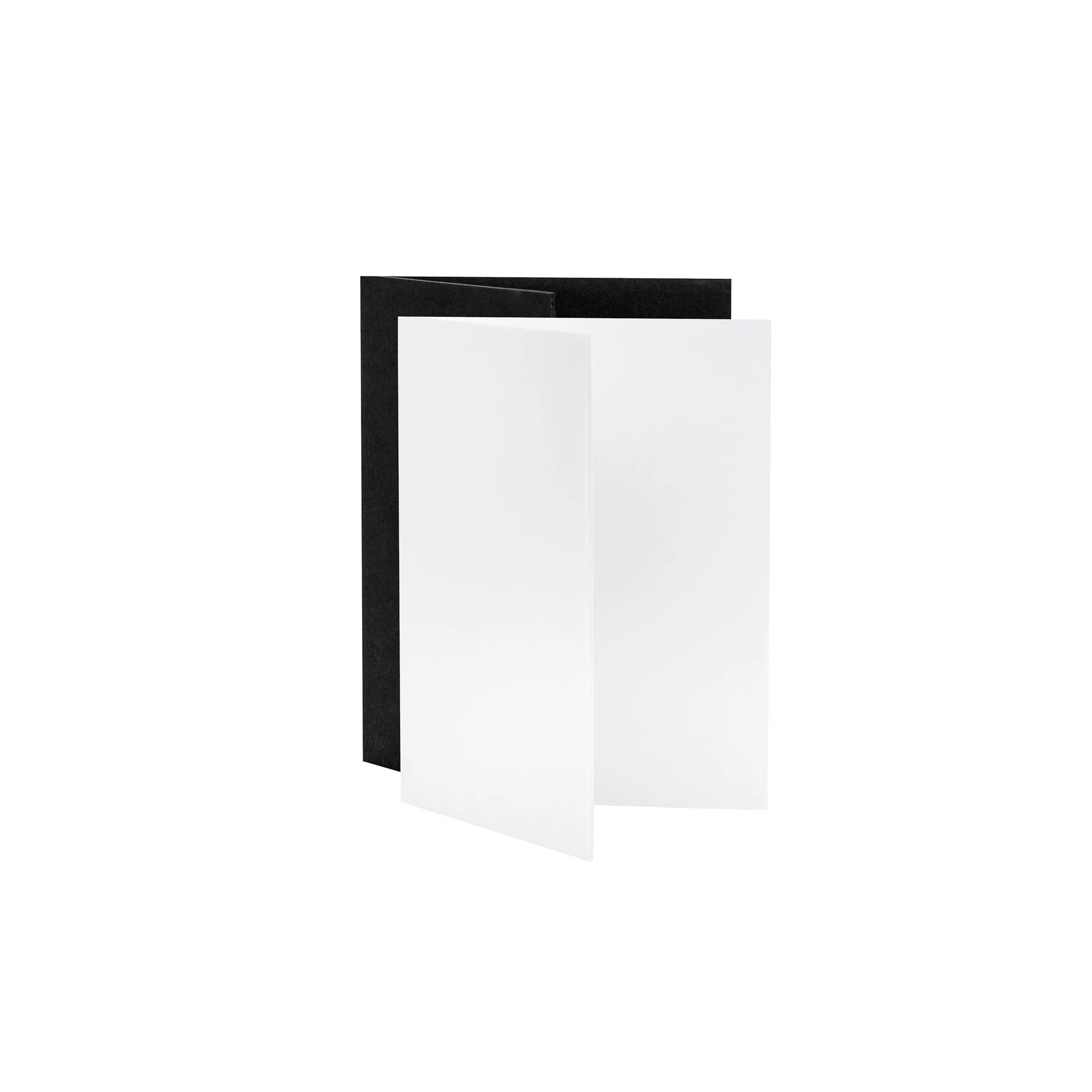 V-Flat Tabletop V-Flats - Small (12’'X18'') 2x white 2x Black