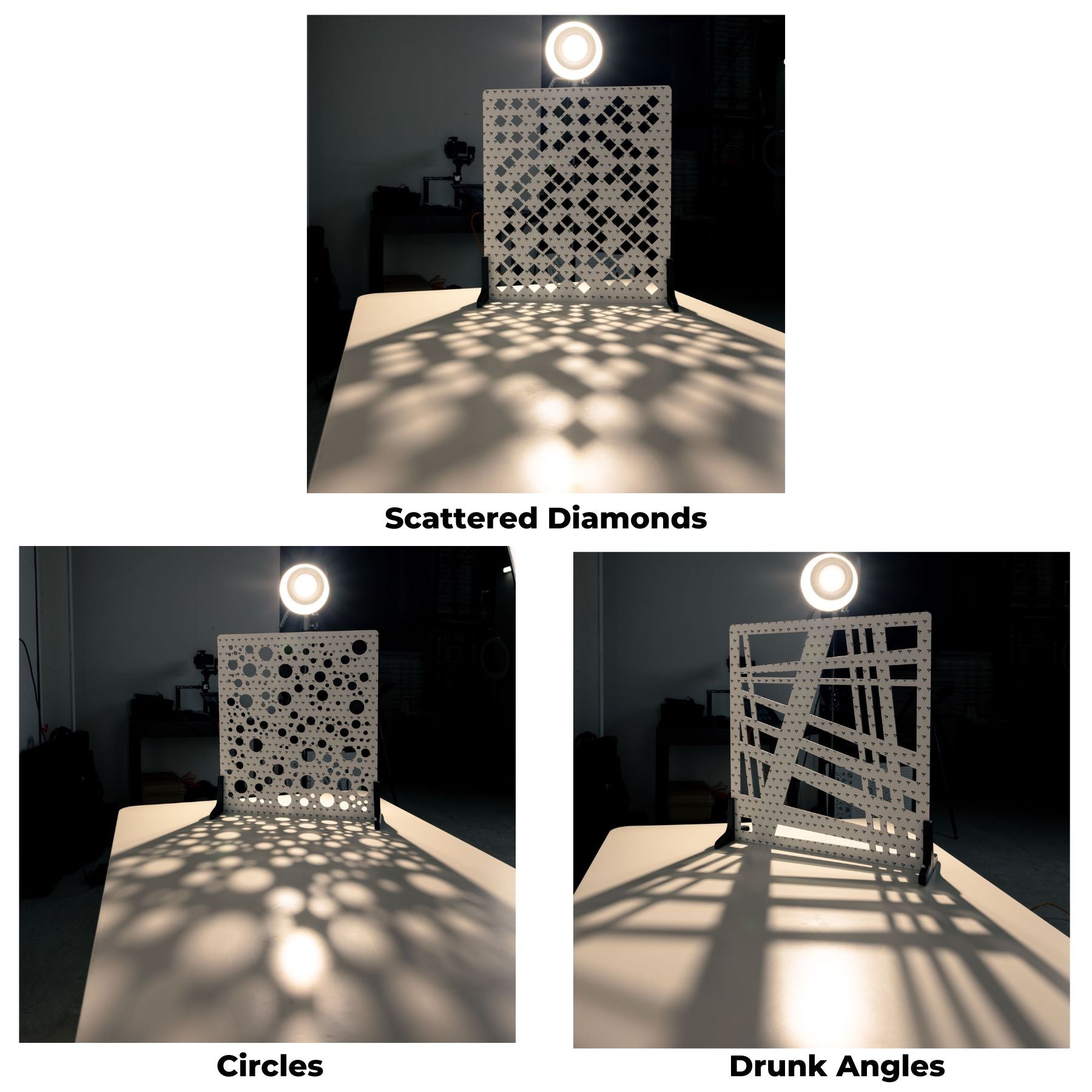 Image depicting the different variations included with the V-Flat The Shape Kit - (3x).
